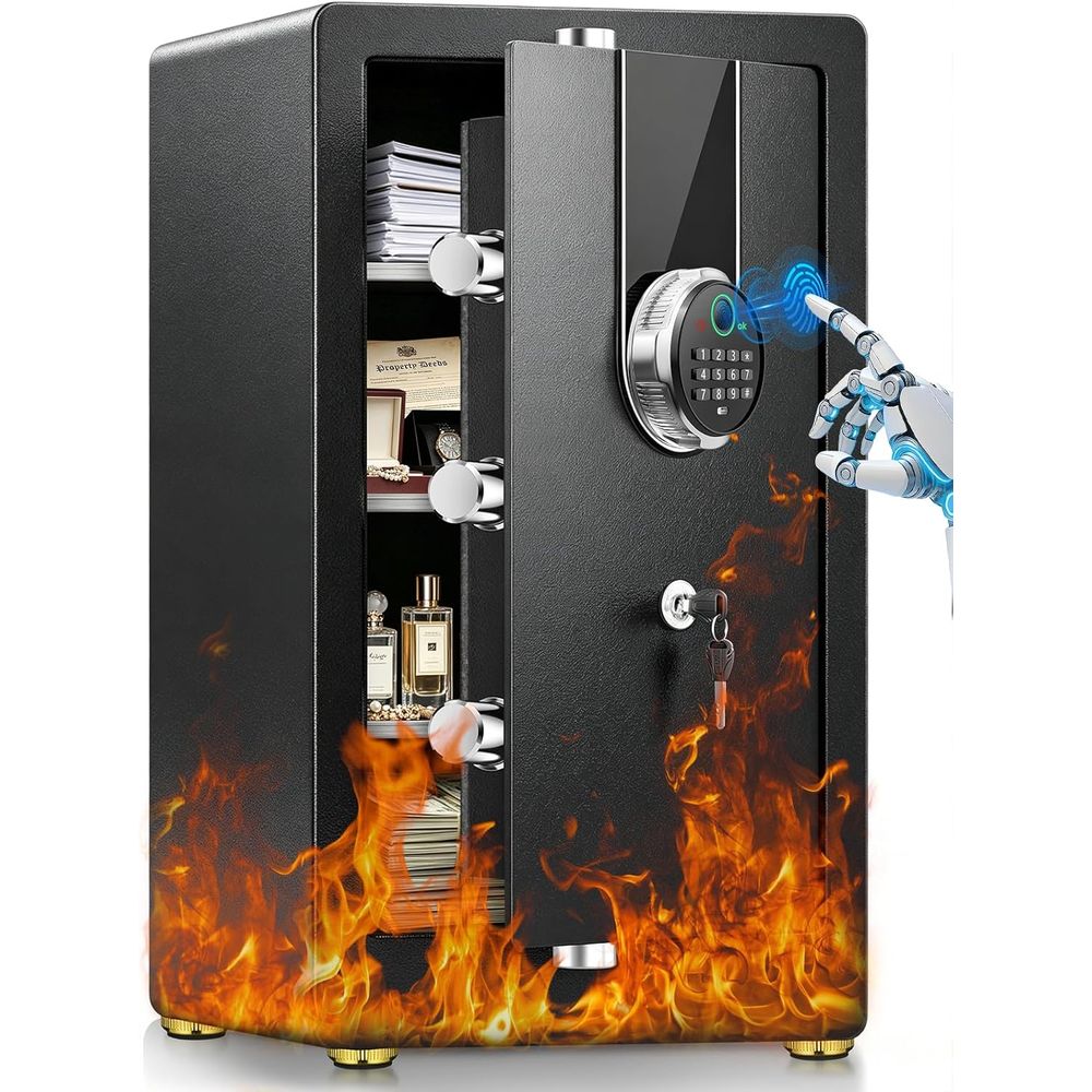 Fire Safe Document - Großer Biometrischer Safe mit 35 Min