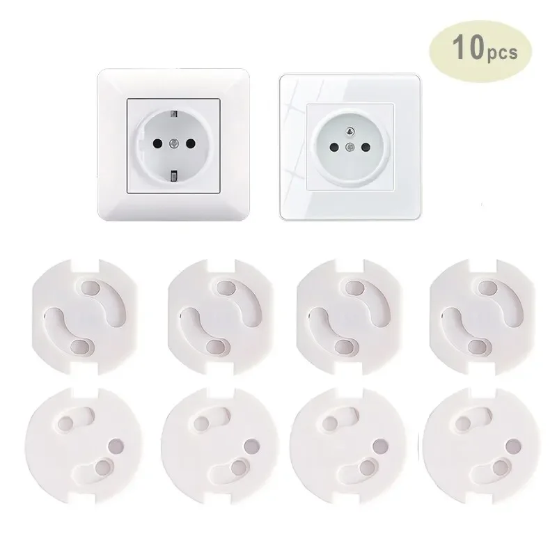 Outlet Cover Baby - vvocci 10 Stück Kindersicherheits-Steckdosenschutz, Elektrische Kunststoff-Sicherheitssteckdosenabdeckungen
