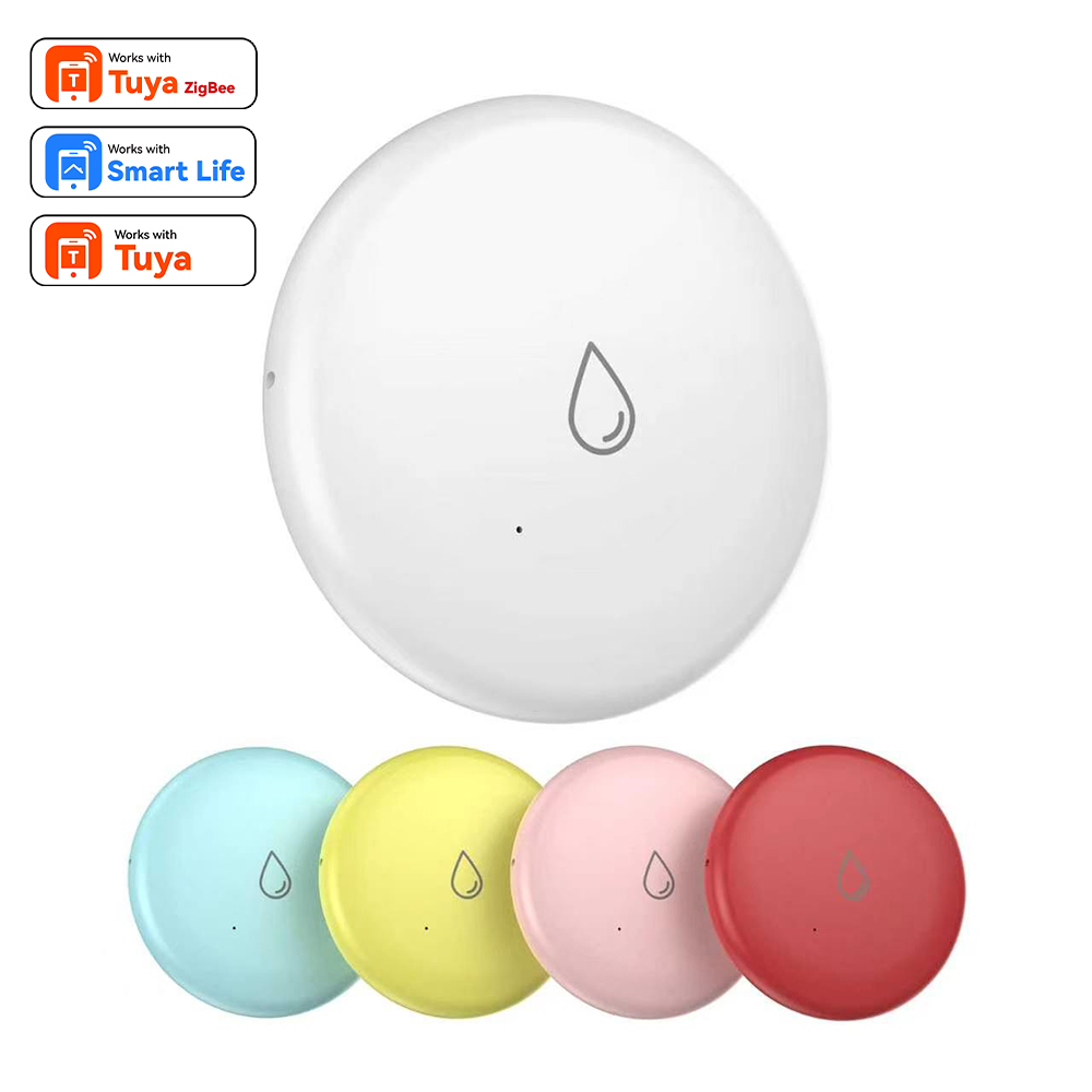 Water Alarm Sensor - Zigbee Leckagesensor LED-Einbruchmelder für Tuya Smart