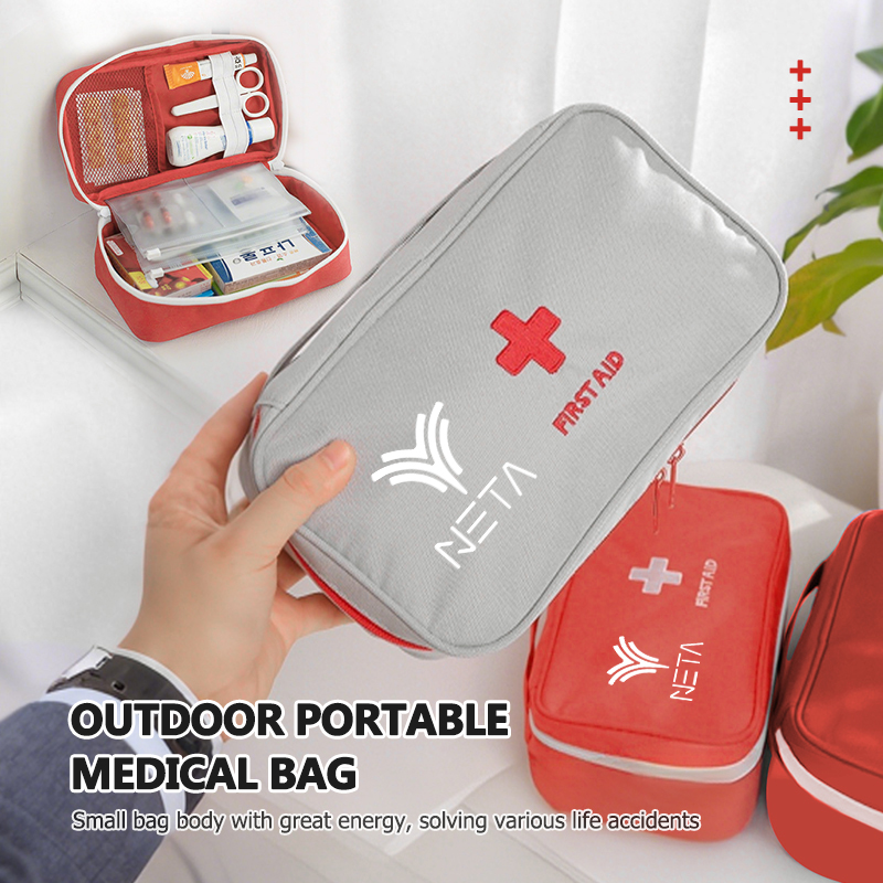 First Aid Bag Kit - Tragbare, faltbare Erste-Hilfe-Taschen für Autos, Reise-Handtasche,