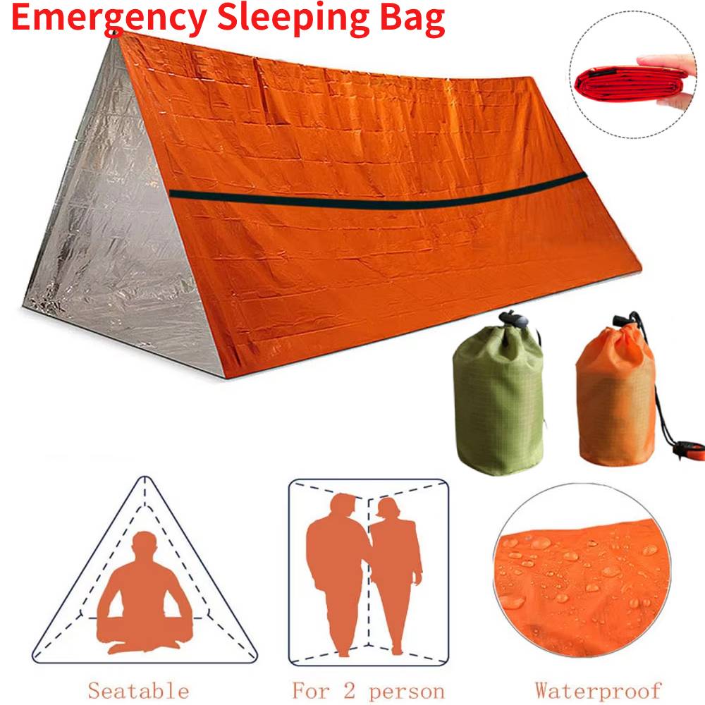 First Aid Bag Kit - Tragbare Wasserdichte Notfall Überleben Schlafsack Outdoor