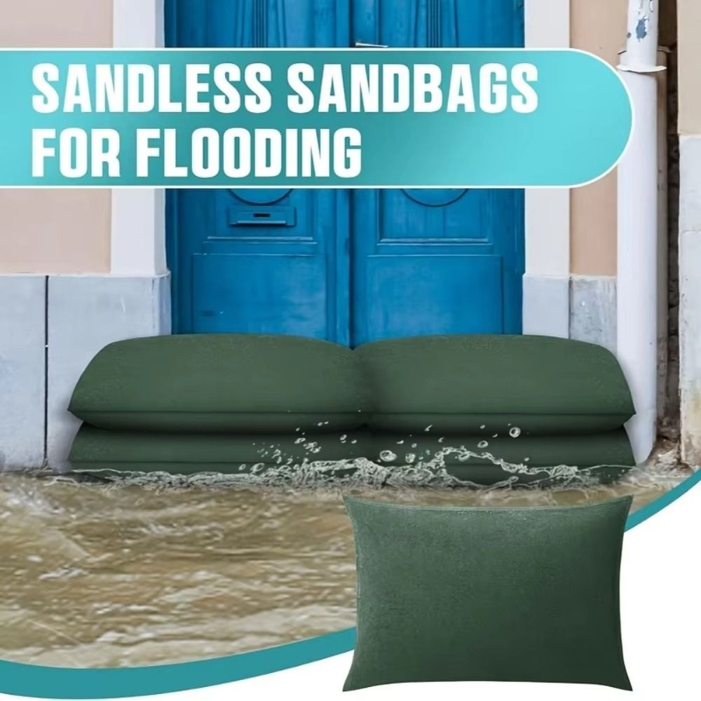Flood Barrier Bag - 1Pcs Wiederverwendbare Wasser Saugfähigen Sandsack Leinwand