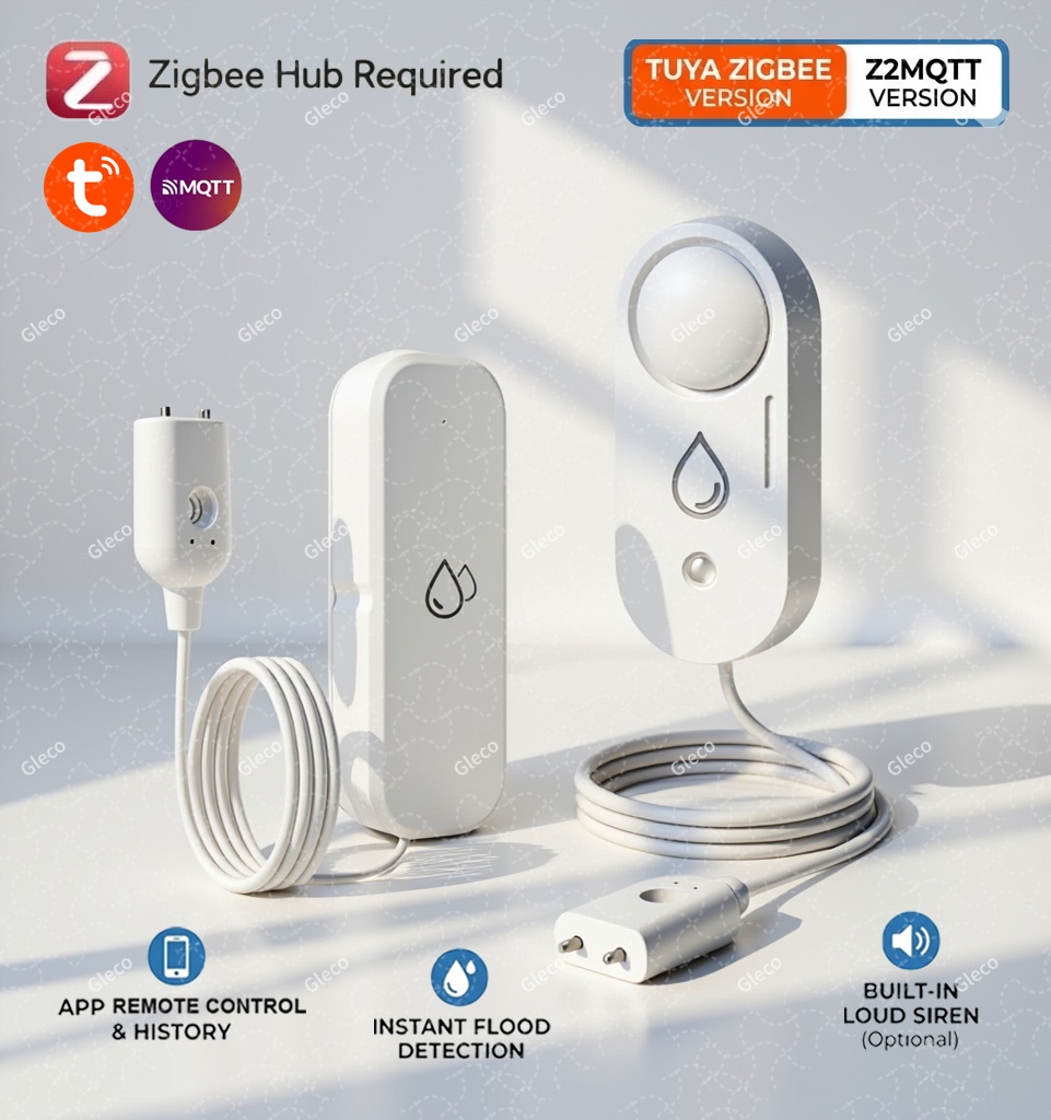 Zigbee Wasserleck-Sensor, Über – Water Alarm Sensor Bewertung und Preis