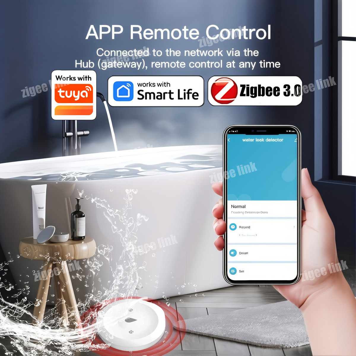 ZigBee 3.0 Wassersensor Intell – Water Alarm Sensor Bewertung und Preis