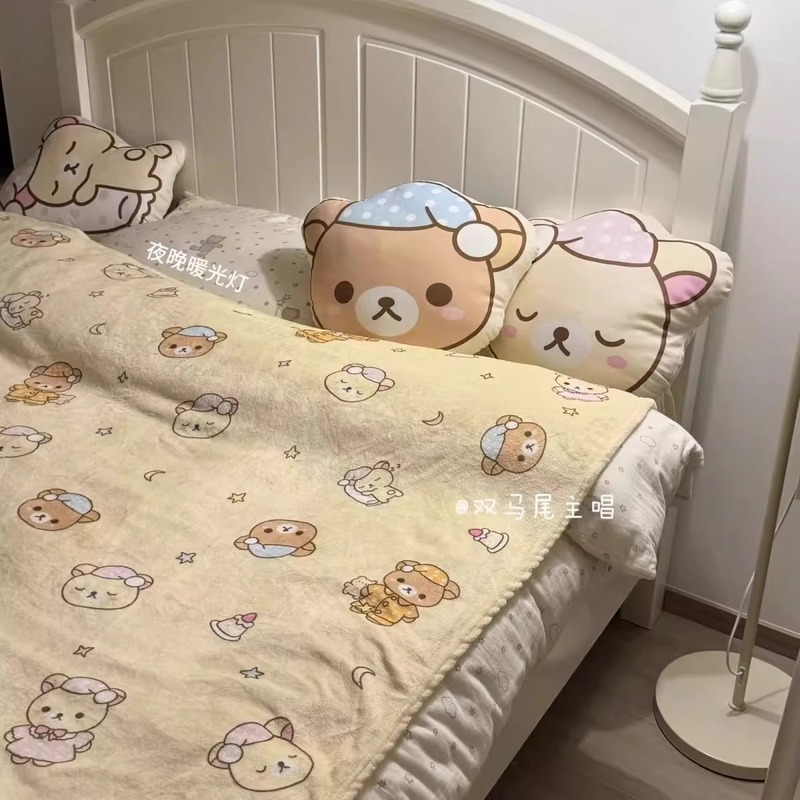 Cartoon Rilakkuma Flanell-Deck – Fire Blanket Kitchen Bewertung und Preis
