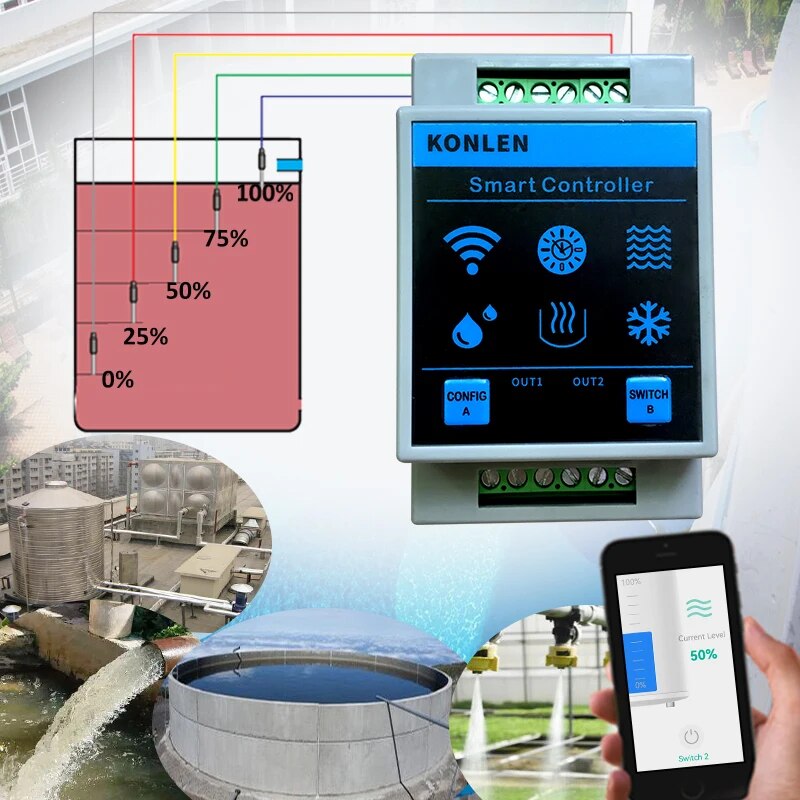 Konlen Tuya Wasserstands ensor – Water Alarm Sensor Bewertung und Preis