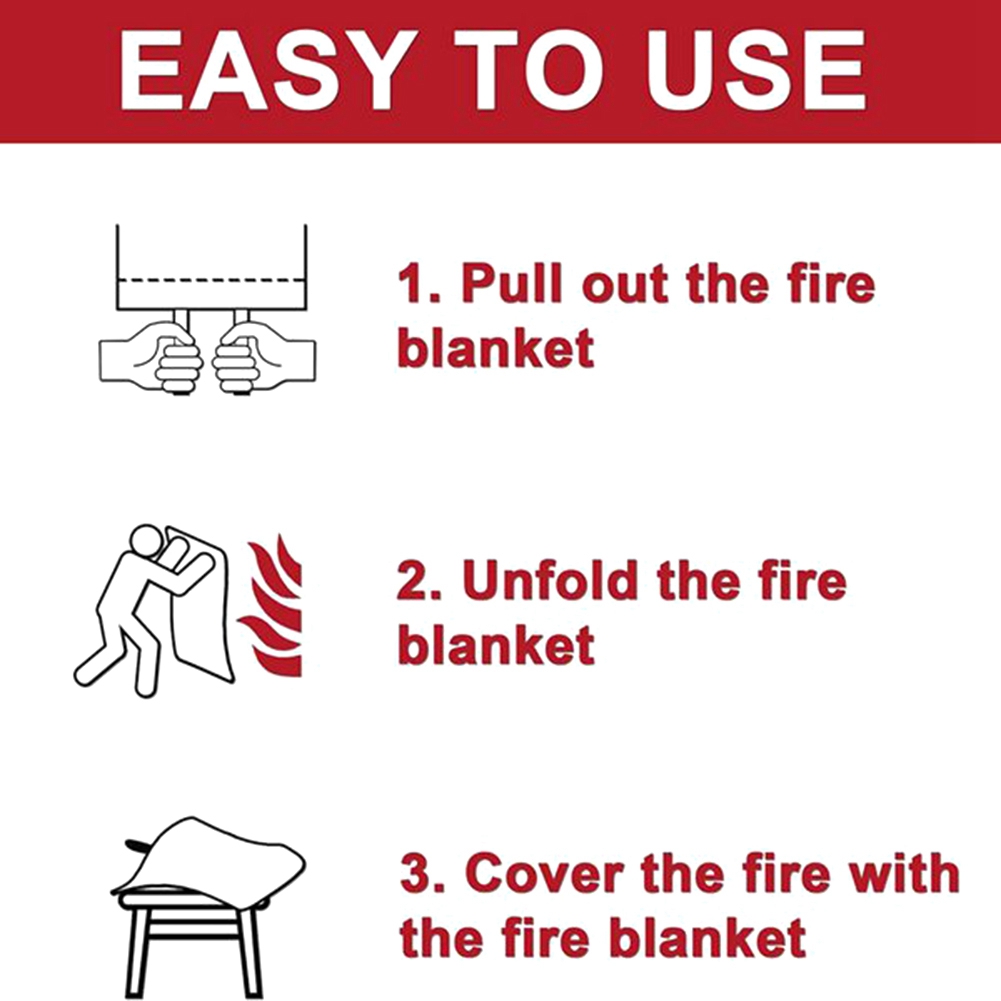 AED2-Notfall-Feuerlöschdecke,  – Fire Blanket Kitchen Bewertung und Preis