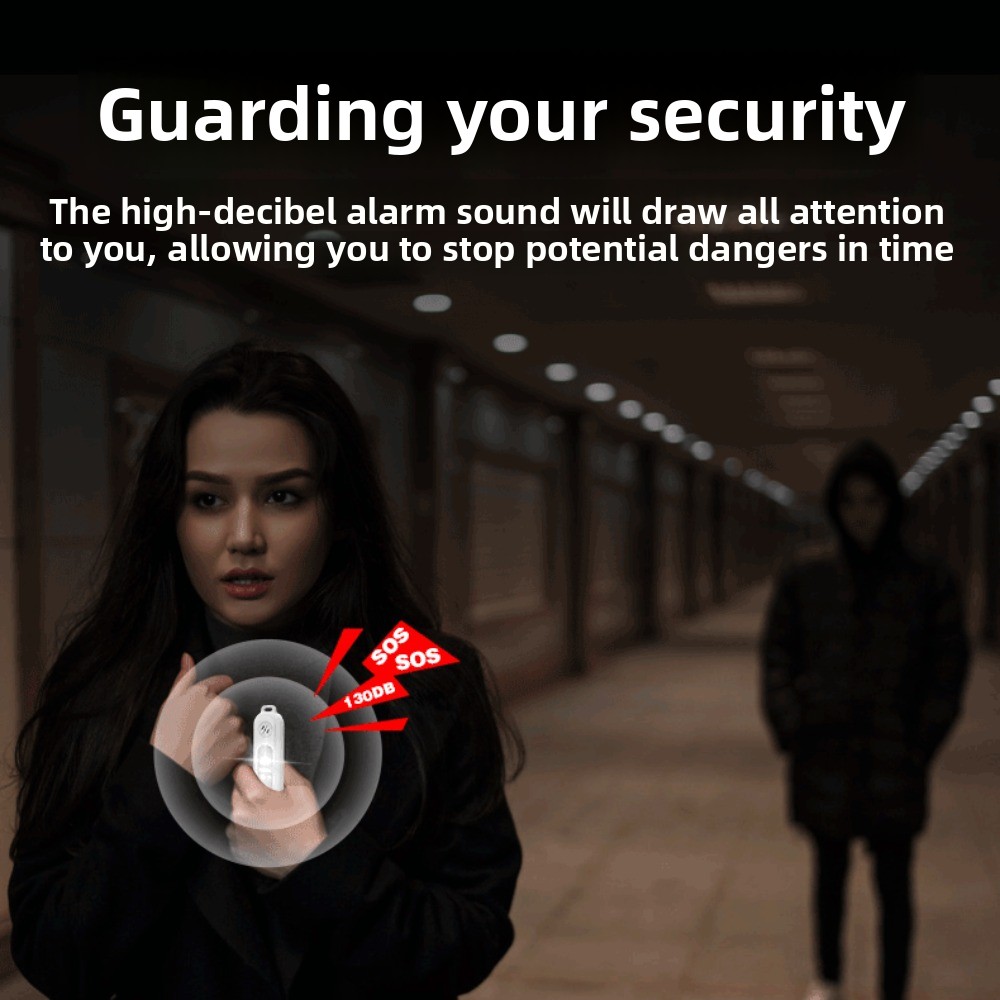 130 dB Nachtlauf-Sicherheitswa – Personal Alarm Keychain Bewertung und Preis